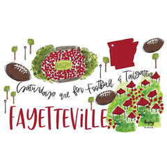 Saturdays in Fayetteville Medium Iced Cup Coolie